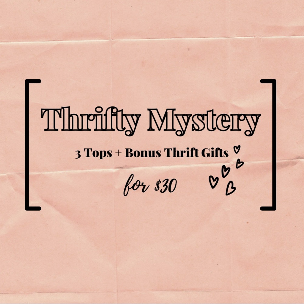 Thrifted Tops Mystery Box + Bonus Gifts